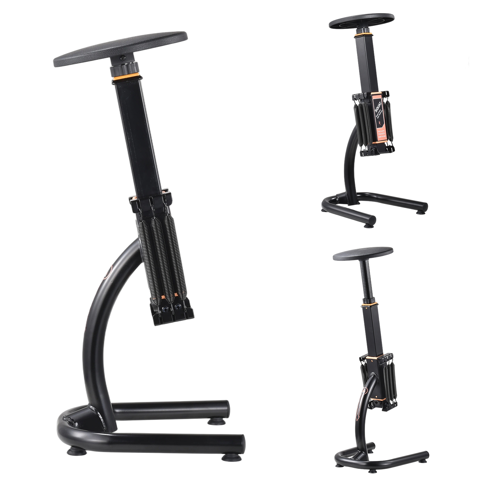 Home Gym Quad Machine - Heimfitness-Squat-Maschine, Verstellbarer Squat-Assist-Trainer für Hüftstoß-, Gesäß-,