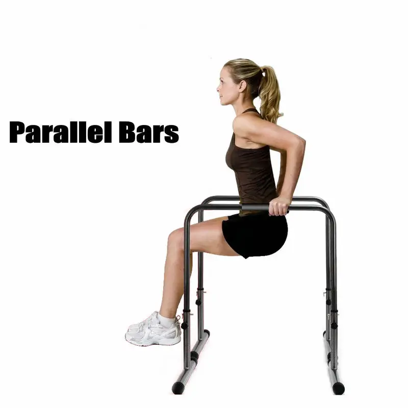 Dip Station Parallel - Tragbare Fitness-Heim-Parallelstangen mit 200 kg Tragkraft,