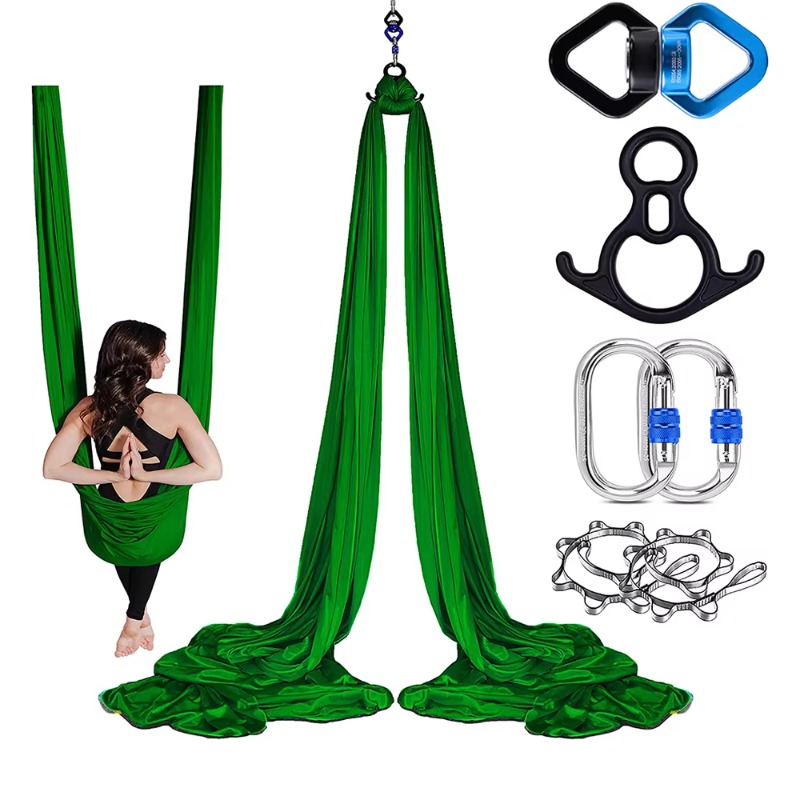 Home Gym Set - Praktisches Verstellbares Aerial Swing Yoga-Hängematten-Set Hochwertige