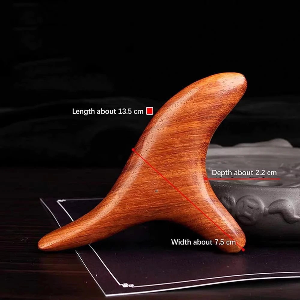 Home Gym Tools - Professionelles Gua Sha Triggerpunkt-Massagegerät aus Holz
