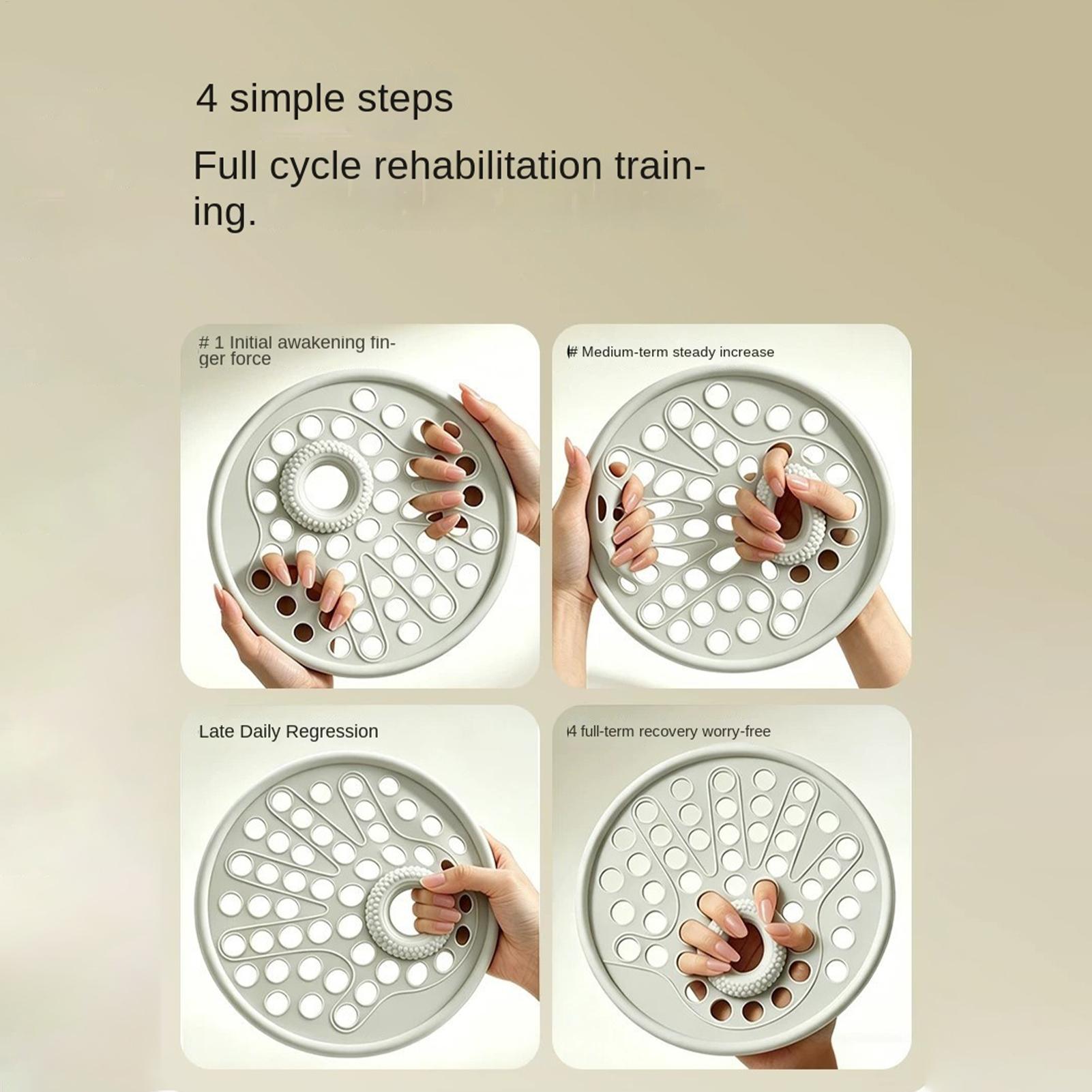 Home Gym Tools - Fingertrainer aus Silikon mit Mehrfachloch-Griffnetz für
