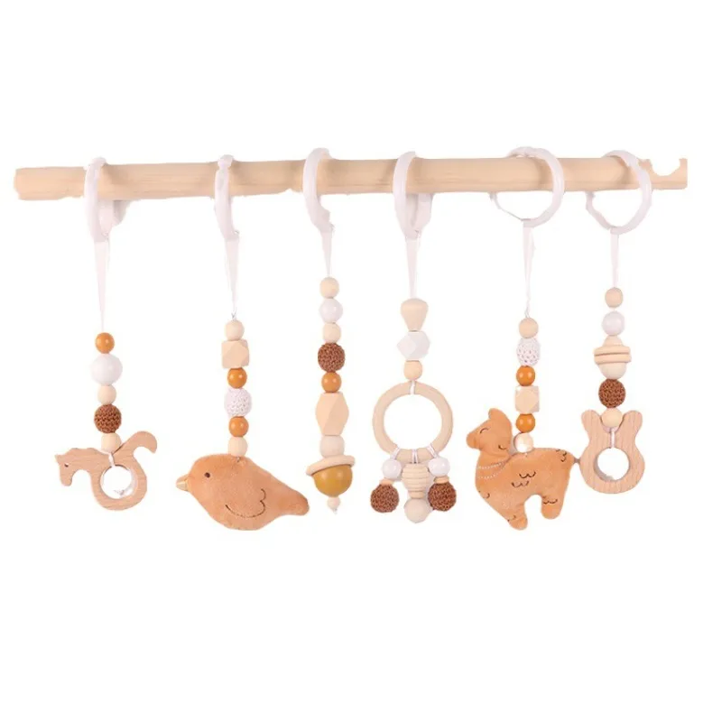 Home Gym Room - 6Pcs Holz Baby Spielzeug Holz Buche