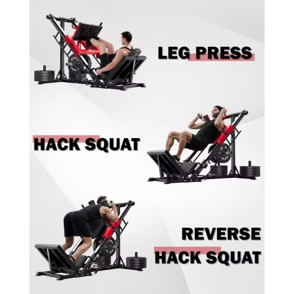3-in-1 Beinpresse Hack Squat M – Home Gym Quad Machine Bewertung und Preis