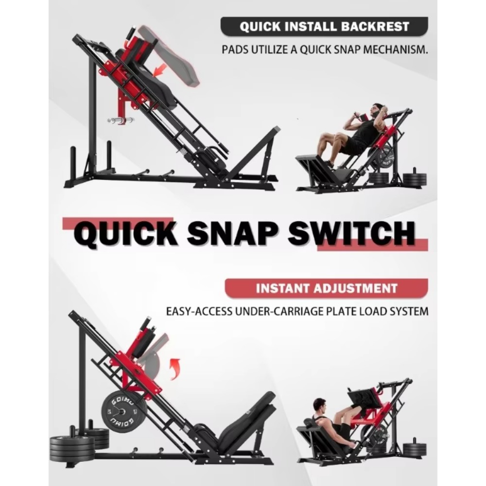 3-in-1 Beinpresse Hack Squat M – Home Gym Quad Machine Bewertung und Preis