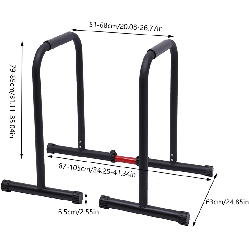 Verstellbare Krafttrainings- u – Dip Station Parallel Bewertung und Preis