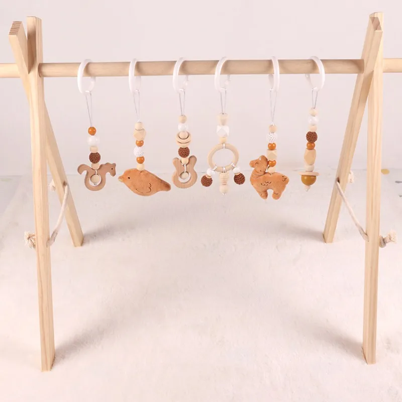 6Pcs Holz Baby Spielzeug Holz  – Home Gym Room Bewertung und Preis