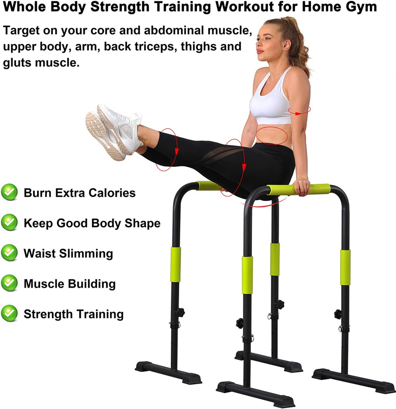 Verstellbarer Push-Up-Ständer  – Dip Station Parallel Bewertung und Preis